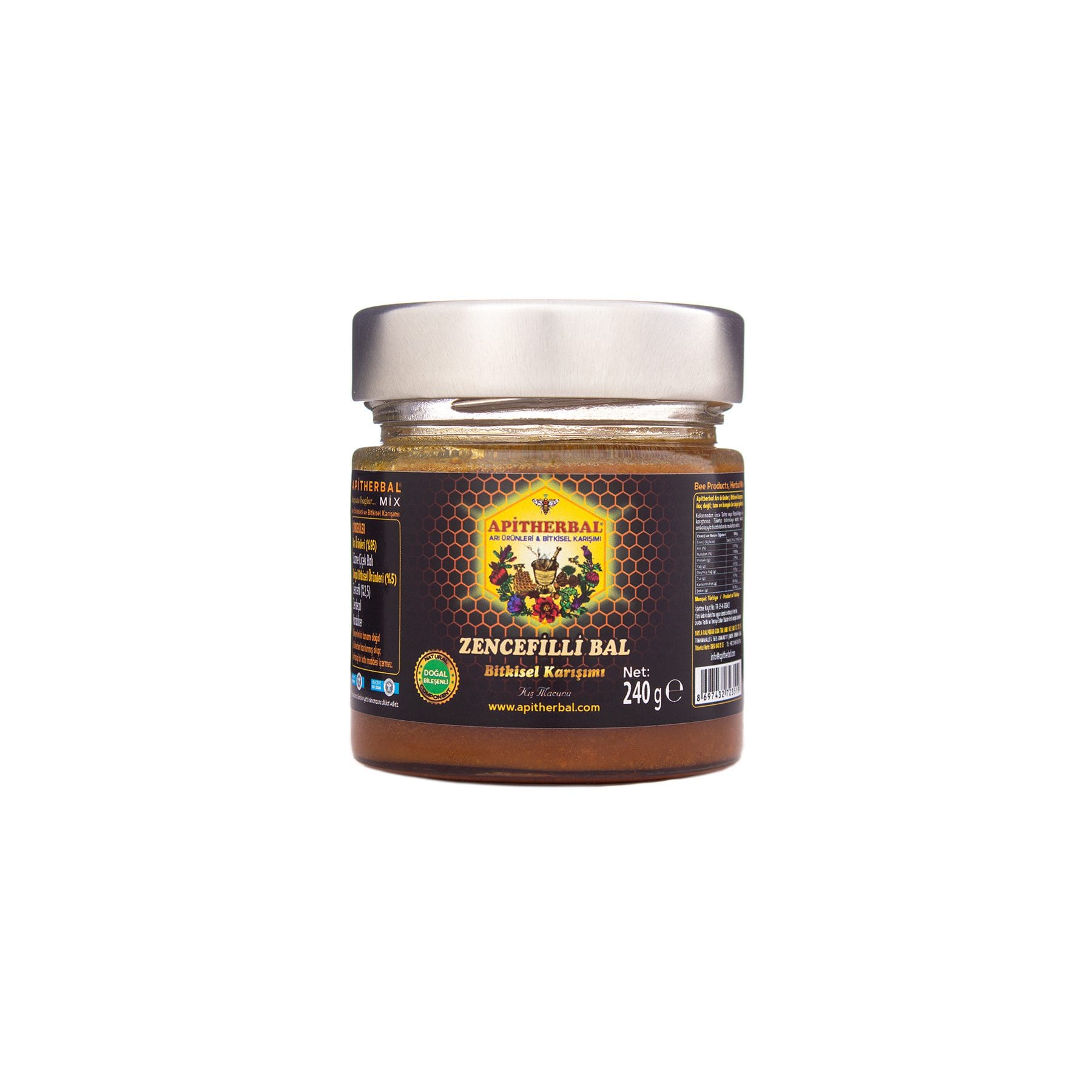 apitherbal mix zencefilli bal kis macunu 240 gr 137