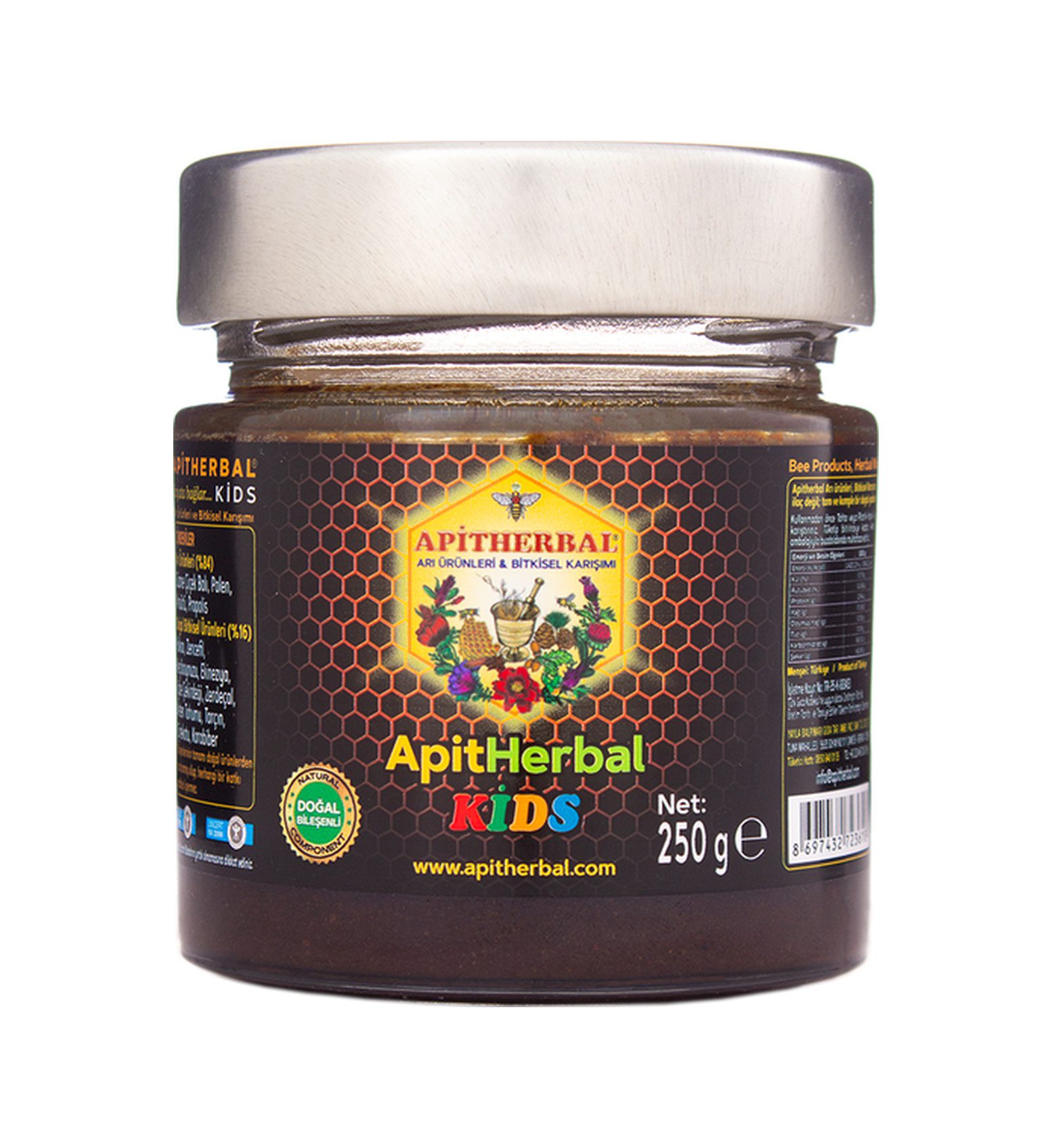 balpinari apitherbal kids ari urunleri ve bitkisel cocuk macunu 250 g 233